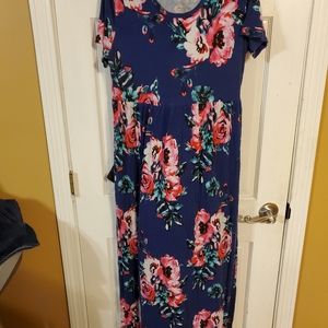 Xl short sleeve maxi dress